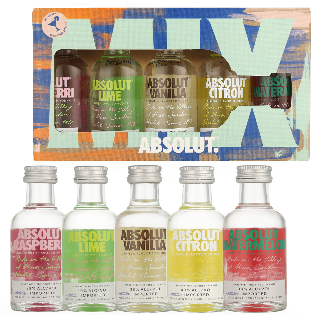 Absolut Mix Set 5 x 5cl Wodka