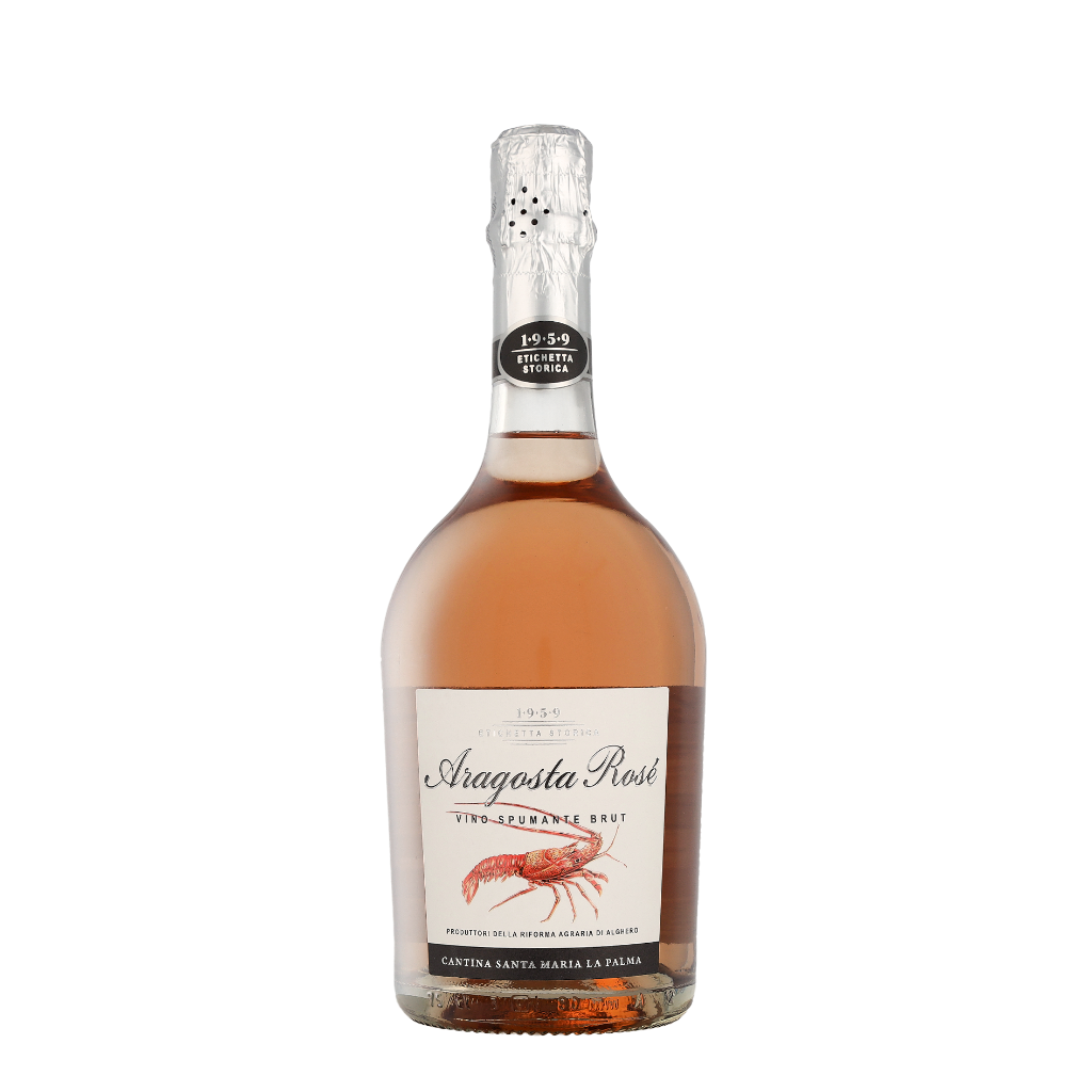 Santa Maria La Palma Aragosta Spumante Rose brut 75cl Wijn