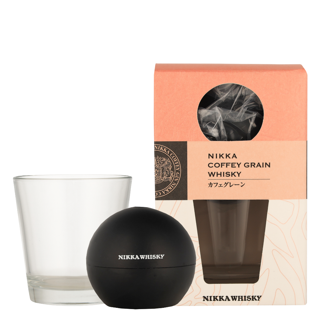Nikka Coffey Grain glas + 1 Ice Ball Maker 100cl