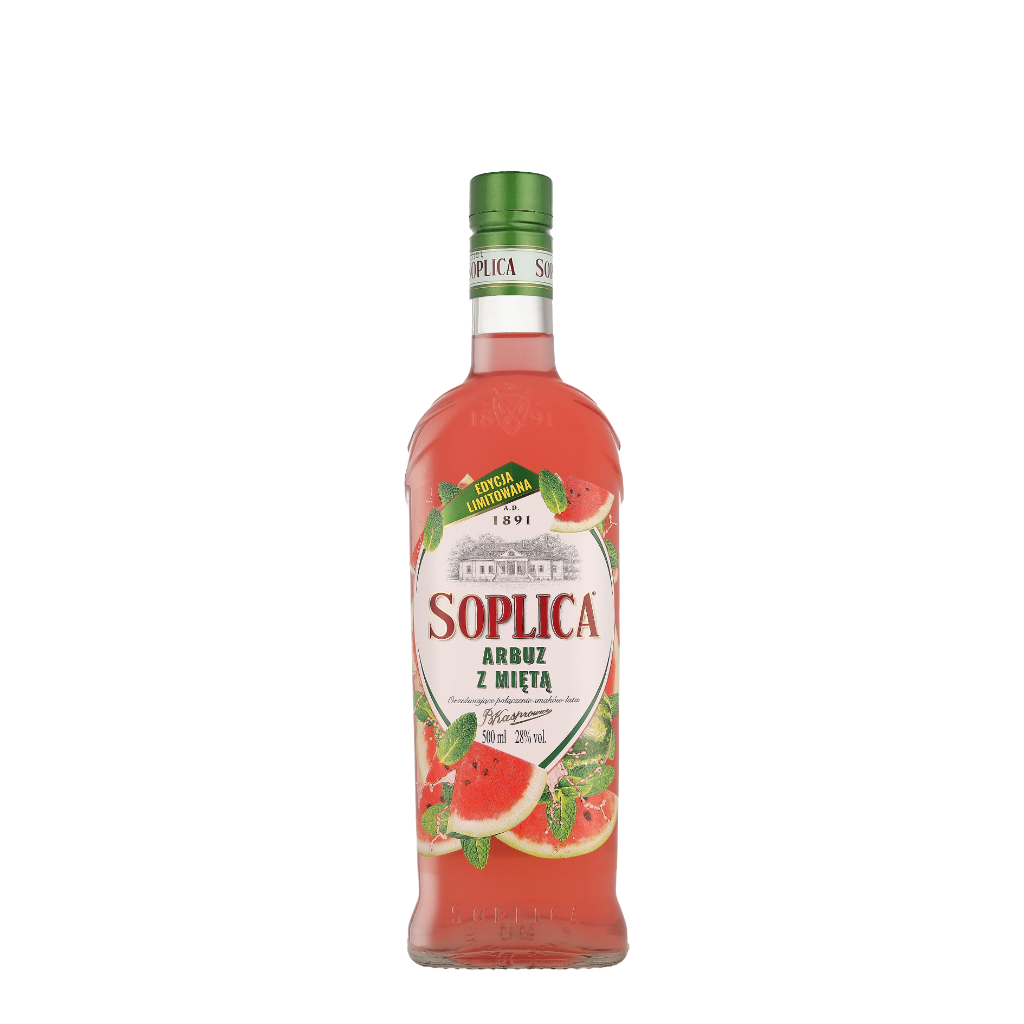 Soplica Watermeloen Mint 50cl Wodka