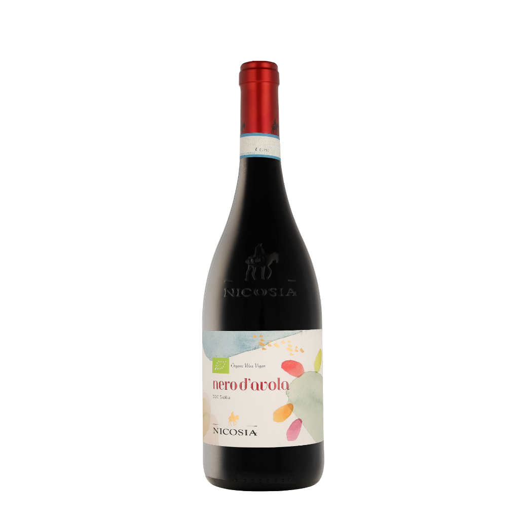 Nicosia Nero D&apos;Avola Bio/Vegan 2021 75cl Wijn