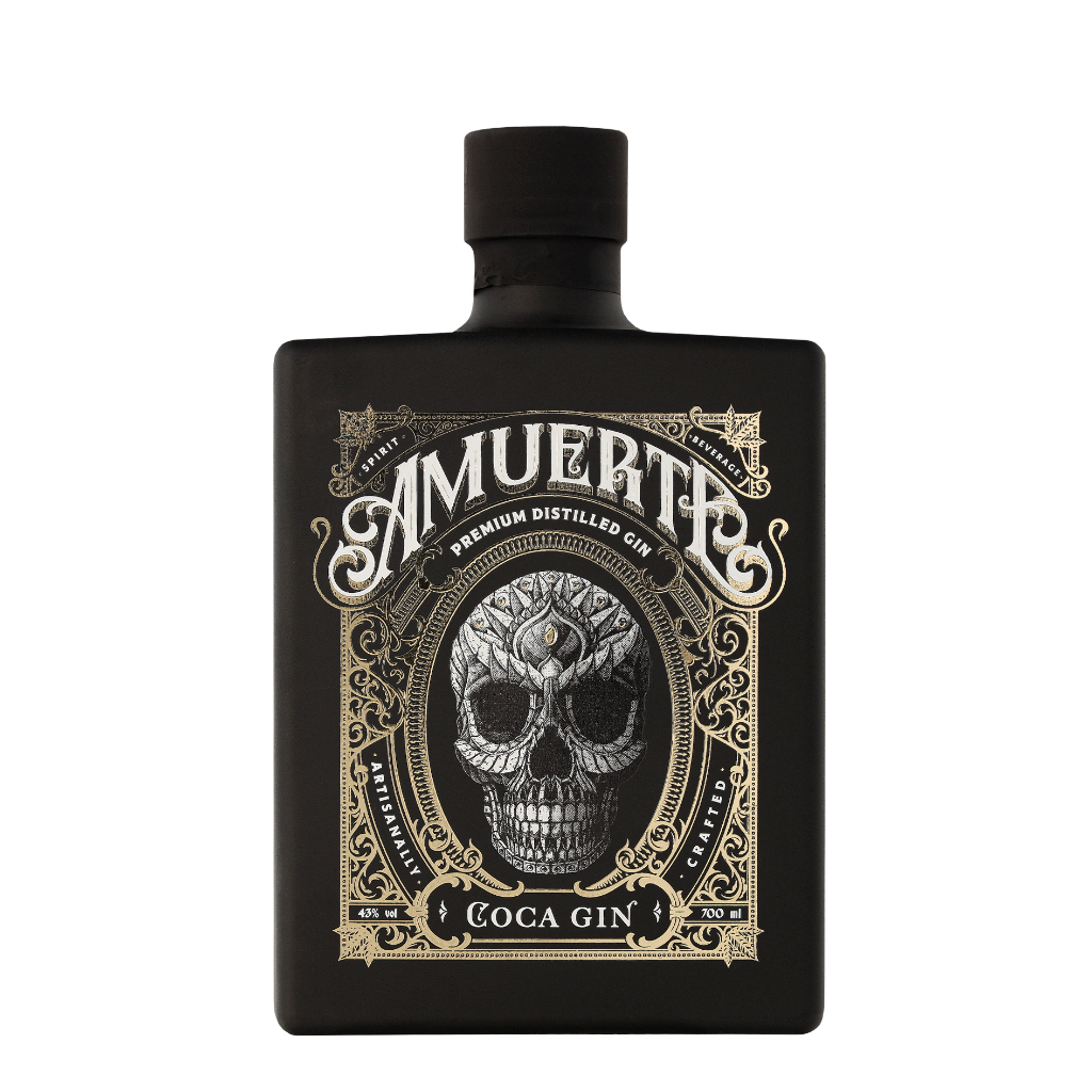 Amuerte Coca Leaf Gin - Black Edition 0.7 liter