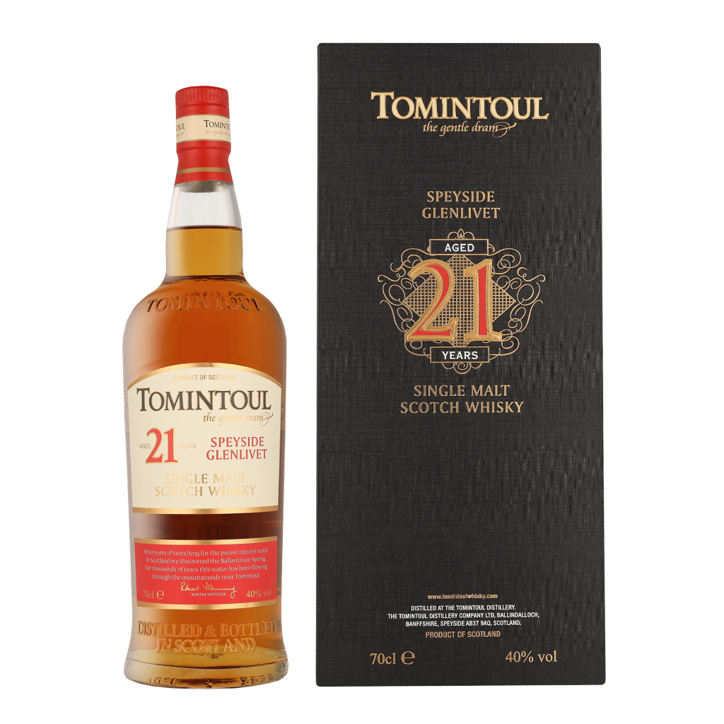 Tomintoul 21 Years 70cl Whisky + Giftbox