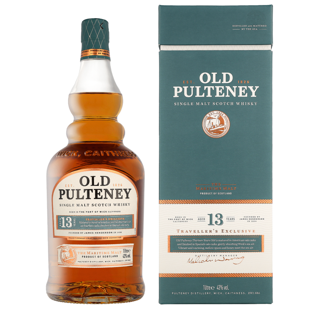 Old Pulteney 13 Years 1ltr Whisky Giftbox
