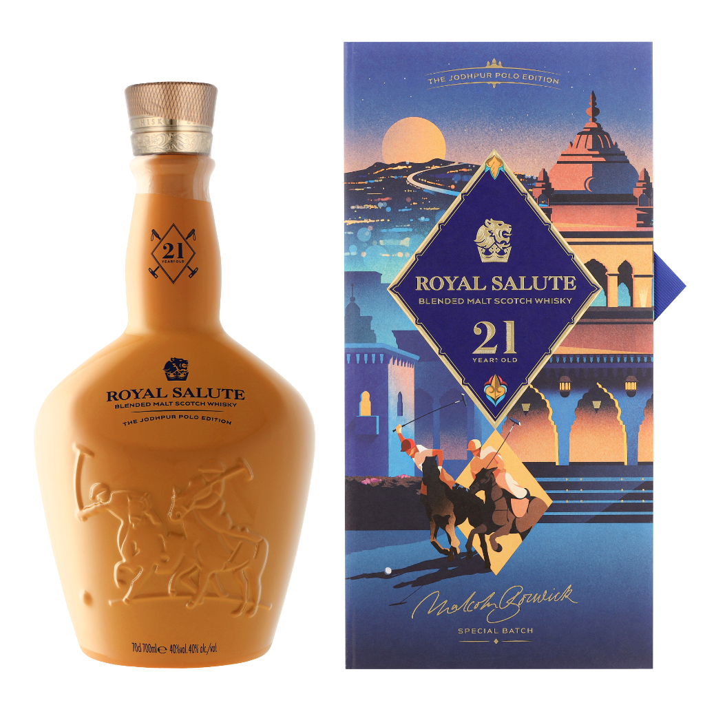 Chivas Regal 21 Years Royal Salute Polo 5 Jodhpur 70cl Whisky + Giftbox