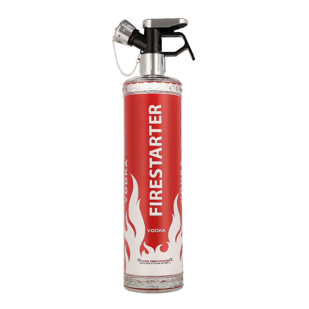 Firestarter Vodka glas Bottle 1ltr Wodka