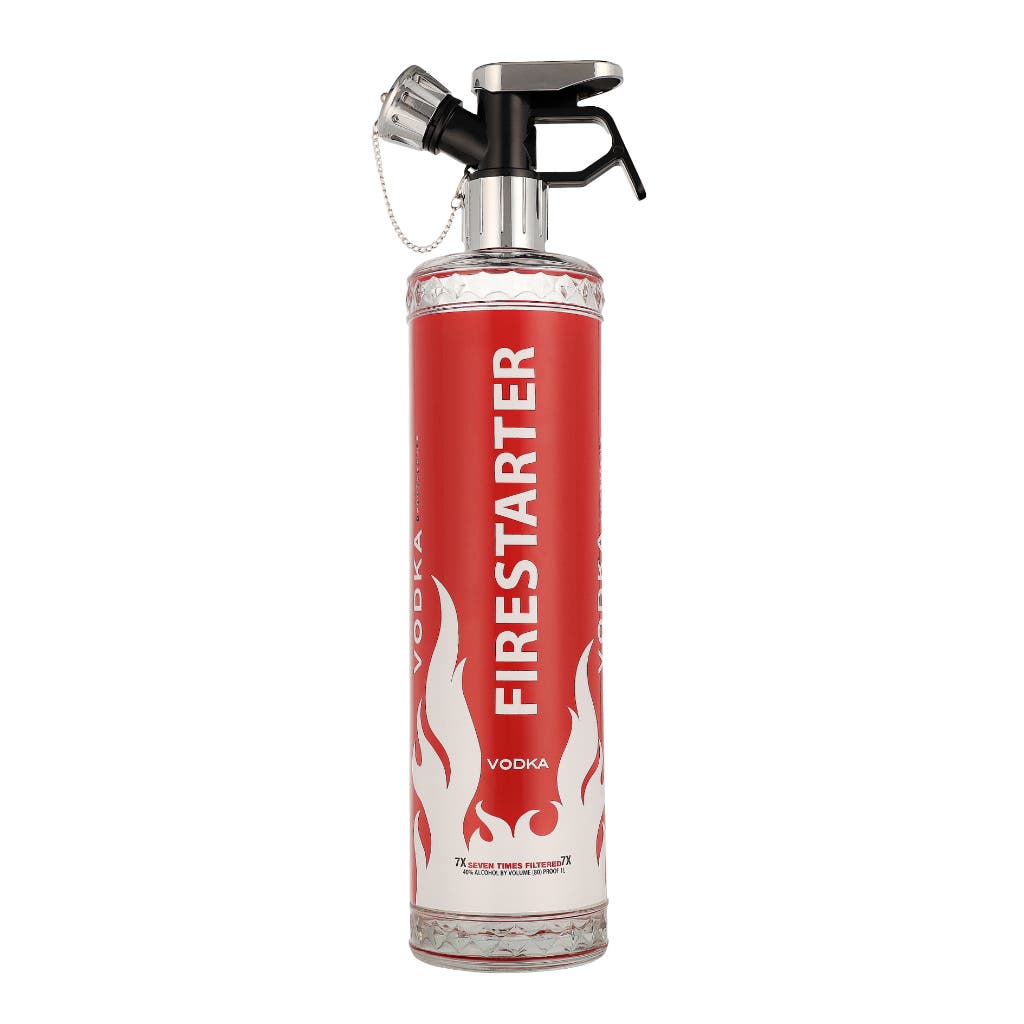 Firestarter Vodka Glass Bottle 1ltr