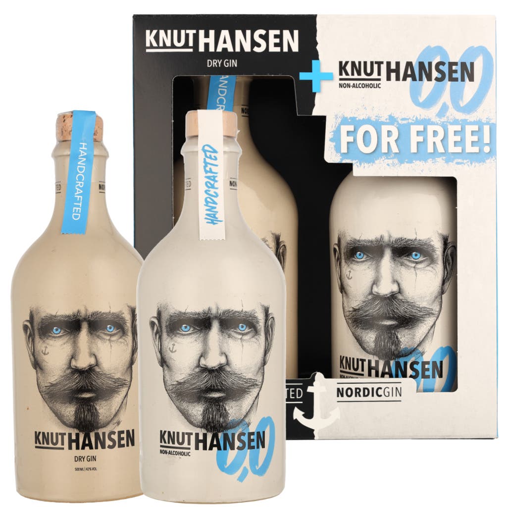 Knut Hansen Gin & Knut Hansen 0.0 + GB 1ltr