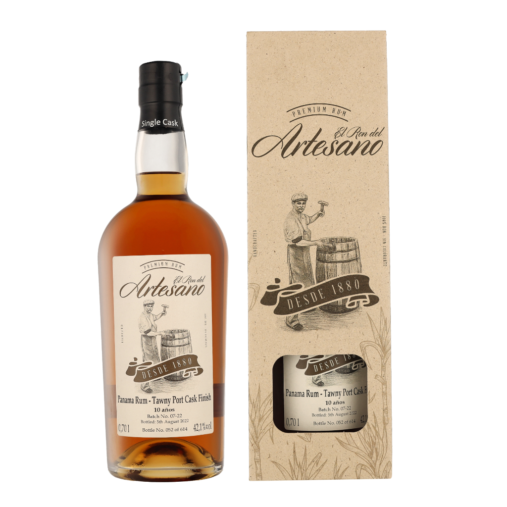 El Ron del Artesano 10 Years Tawny Port Cask Finish 70cl Rum Giftbox