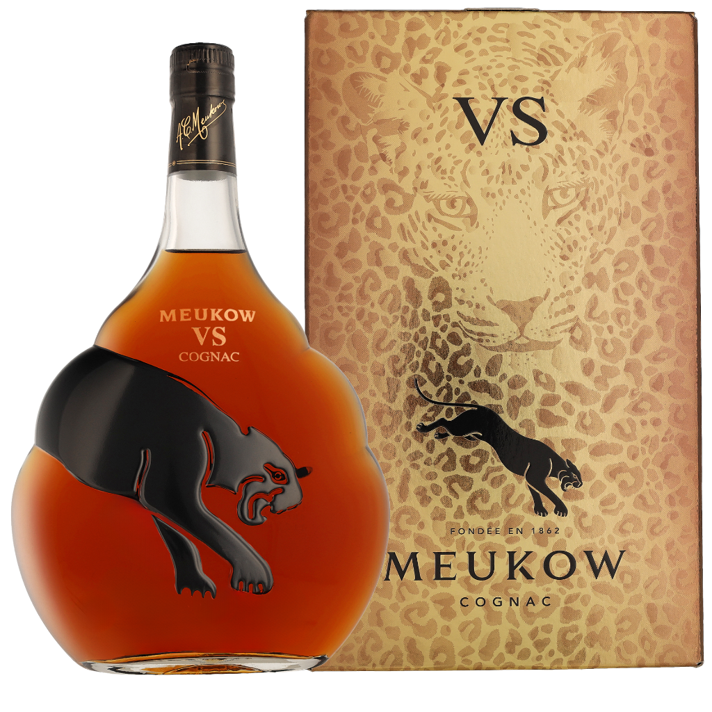 Meukow VS Black 1ltr Cognac + Giftbox