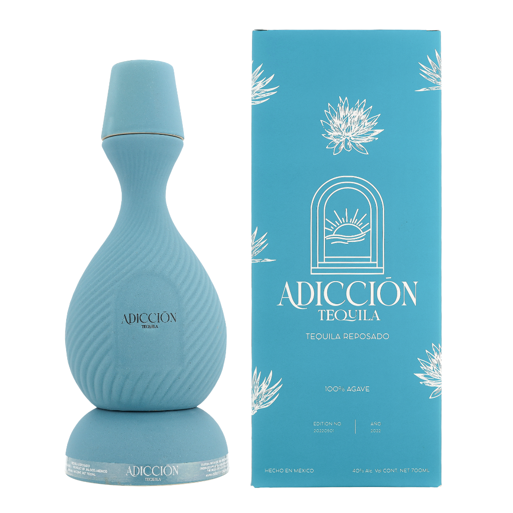 Adiccion Tequila Reposado 70cl Gedistilleerd Giftbox