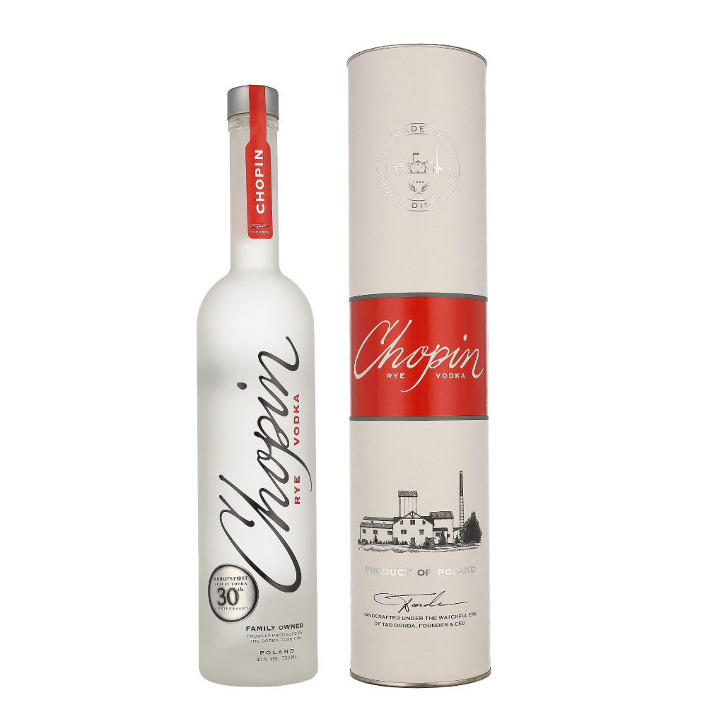 Chopin Rye Vodka 70cl Wodka Giftbox