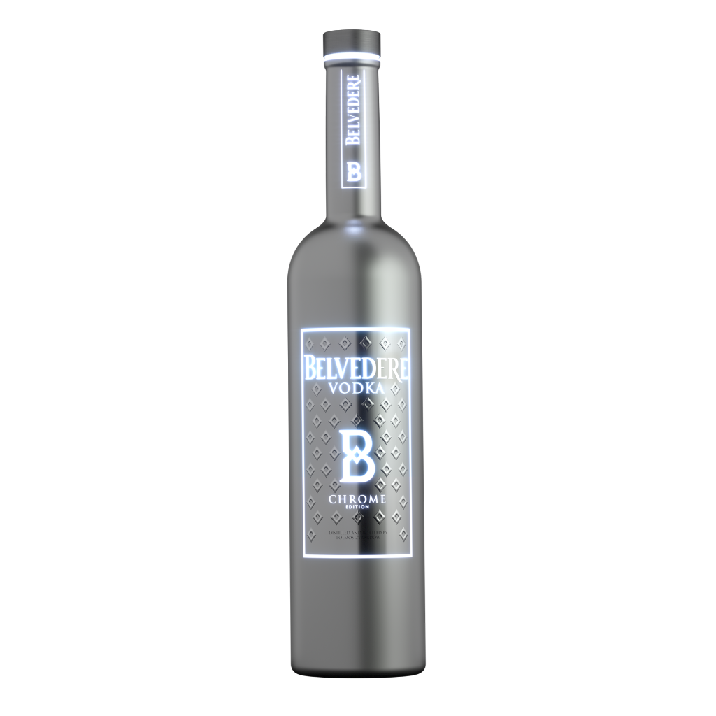 Belvedere Chrome Limited Edition 1.75 liter Wodka