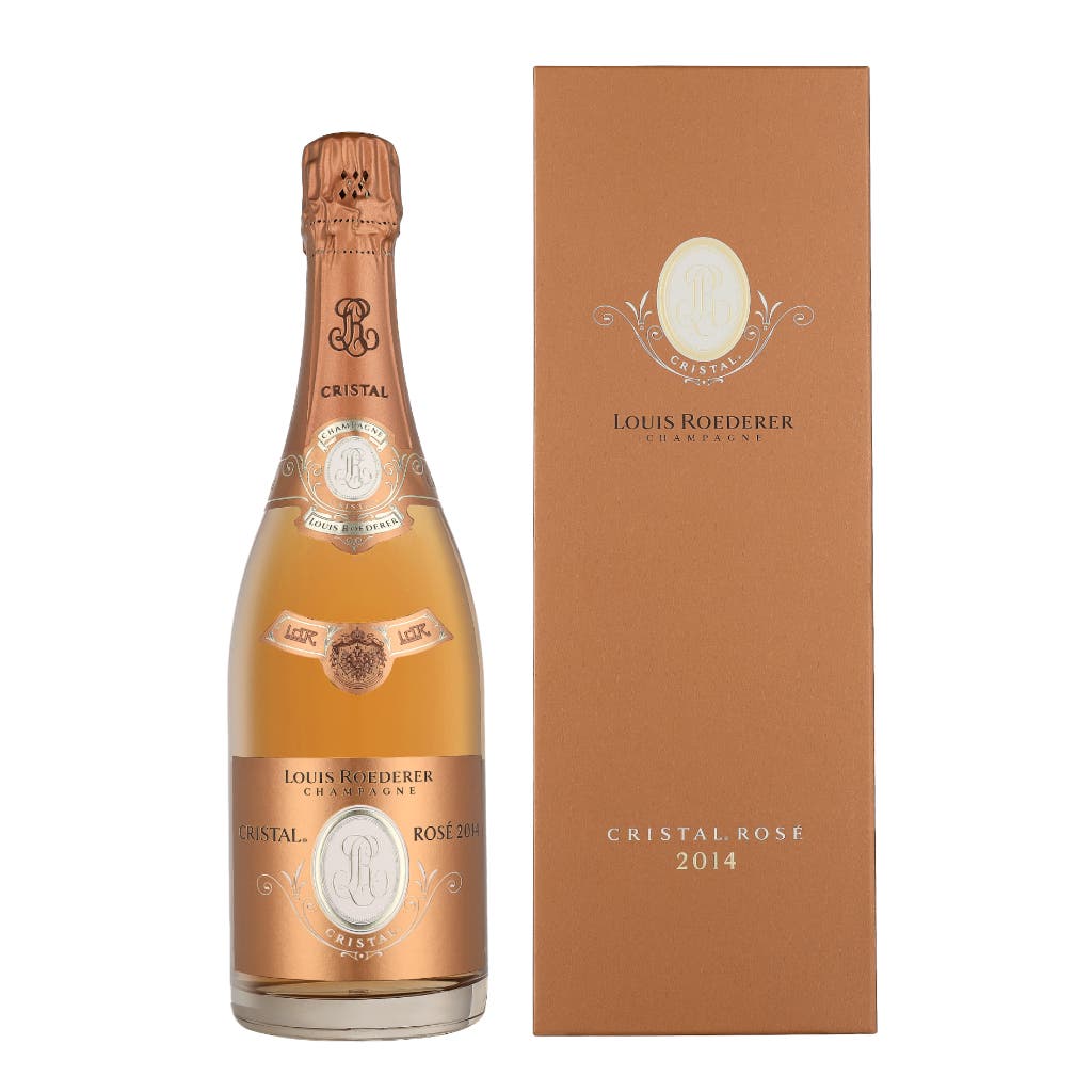 Louis Roederer Cristal Rose 2014 + GB 0.75 liter