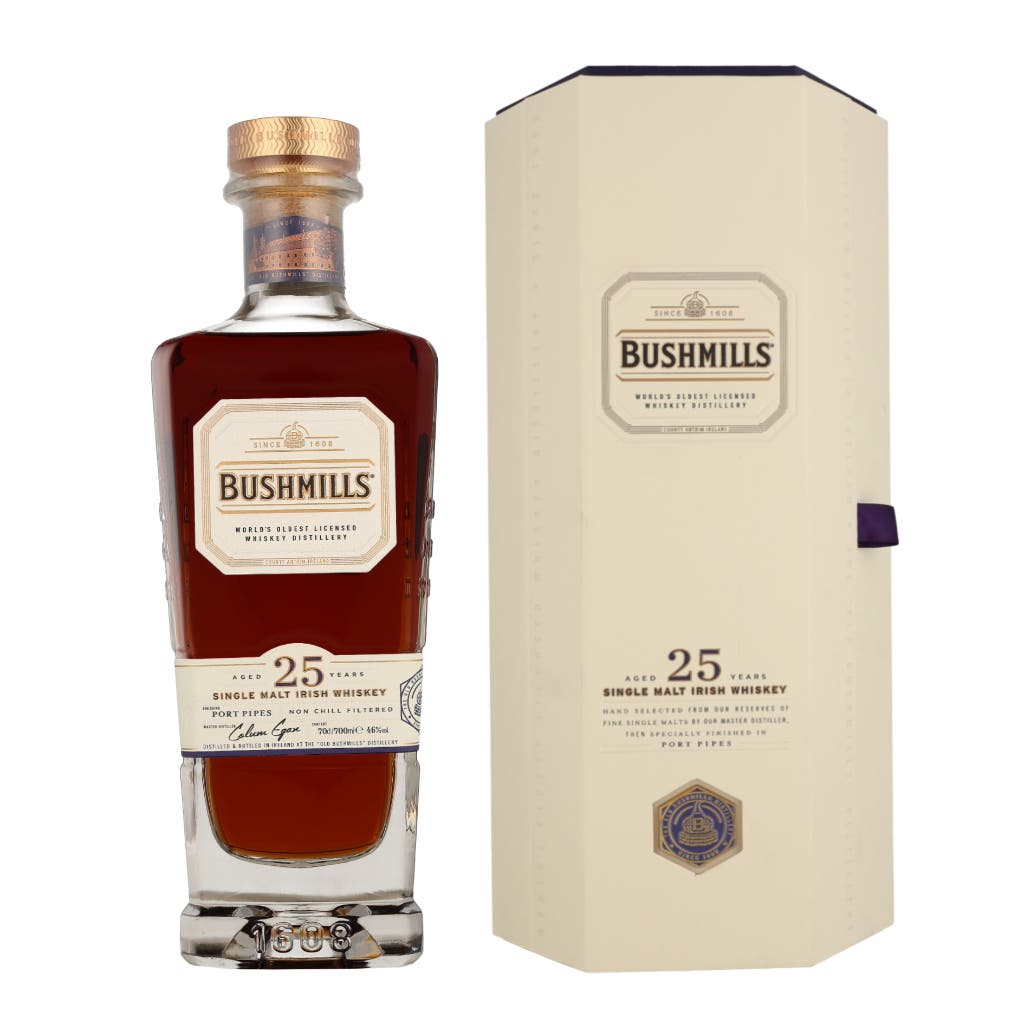 Bushmills 25 Years + GB 0.7 liter