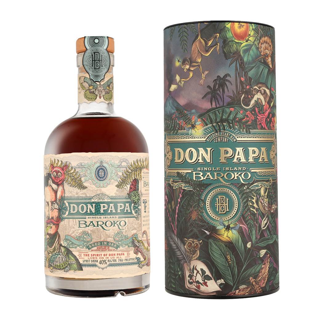 Don Papa Baroko 0.7 liter Rum + Giftbox