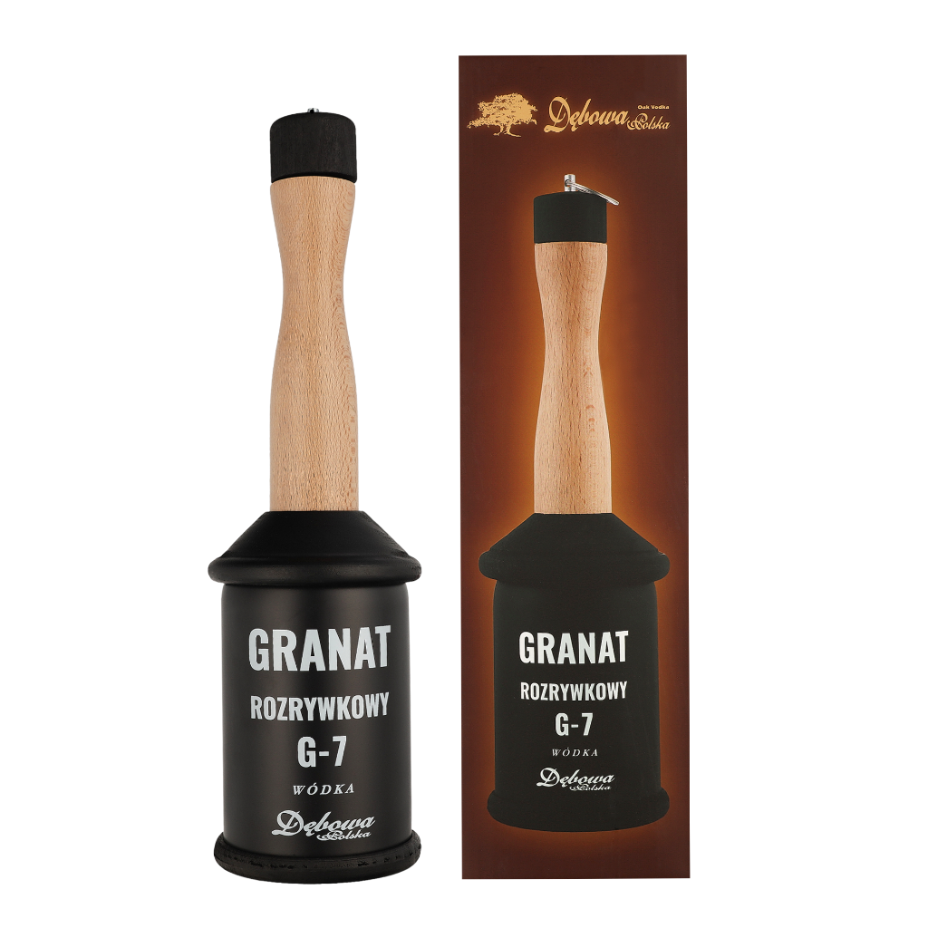 Debowa Grenade G-7 0.7 liter Wodka + Giftbox