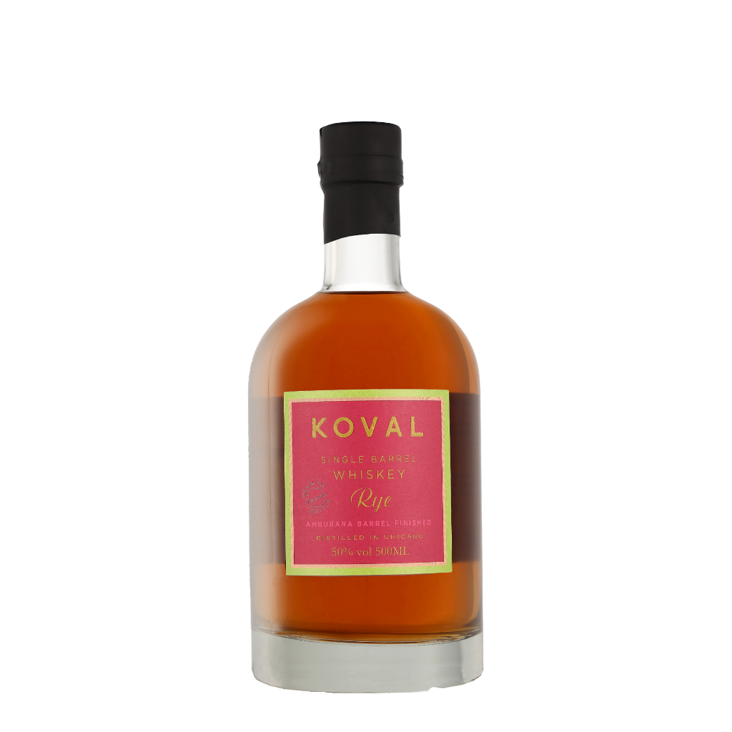 Koval Single Barrel Whiskey Rye Amburana Barrel Finsished 50cl Whisky