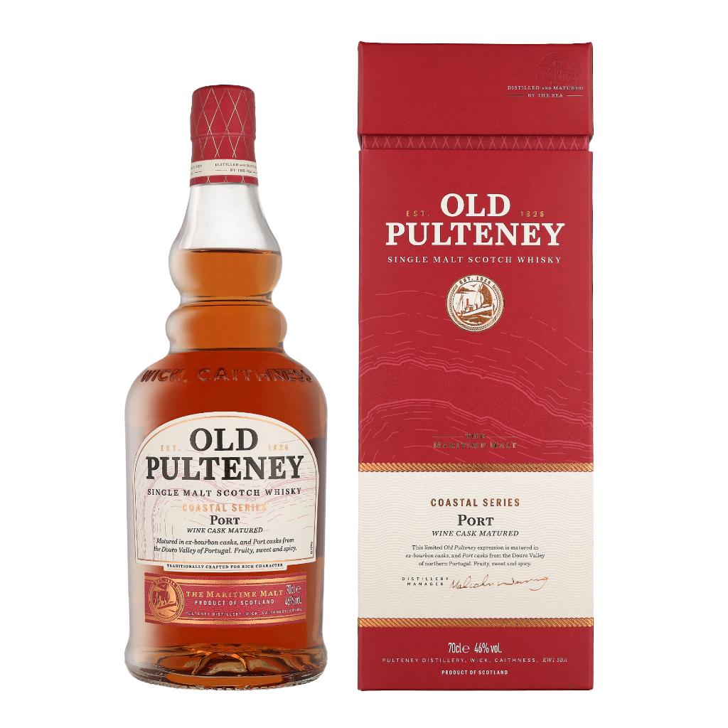 Old Pulteney Coastal Series Port Finish 70cl Whisky + Giftbox + Giftbox