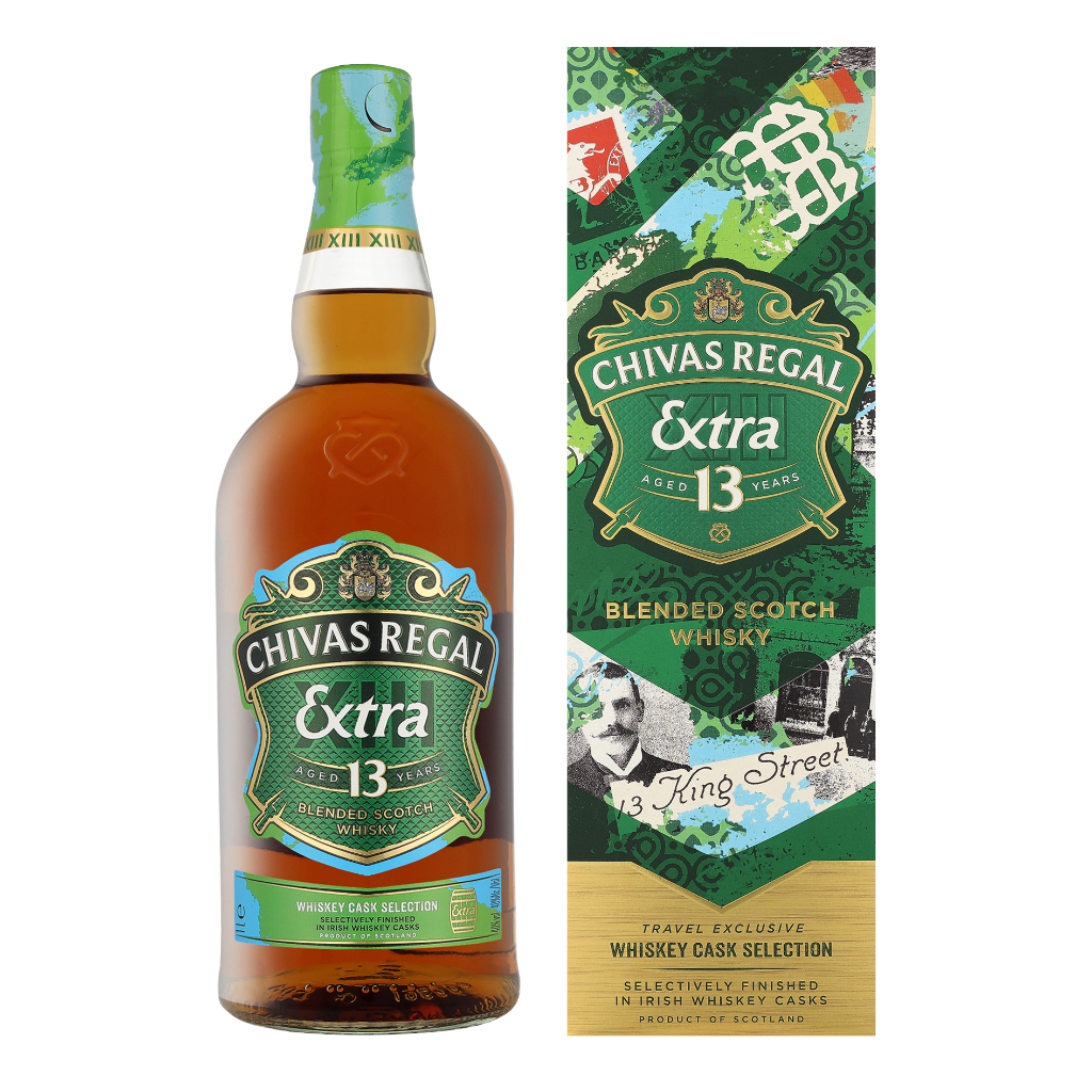 Chivas Regal 13 Years Extra Irish Cask 1ltr Whisky + Giftbox + Giftbox