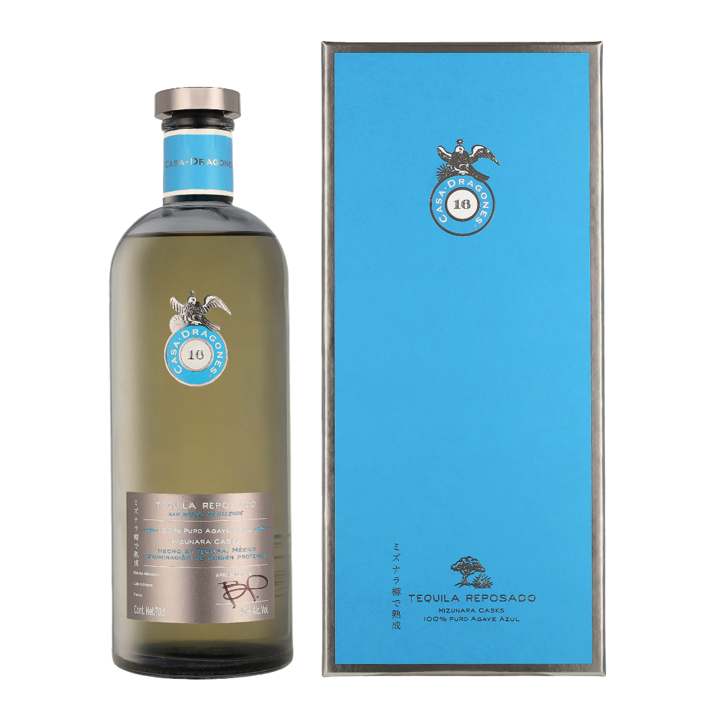 Casa Dragones Reposado Mizunara 0.7 liter White Tequila + Giftbox