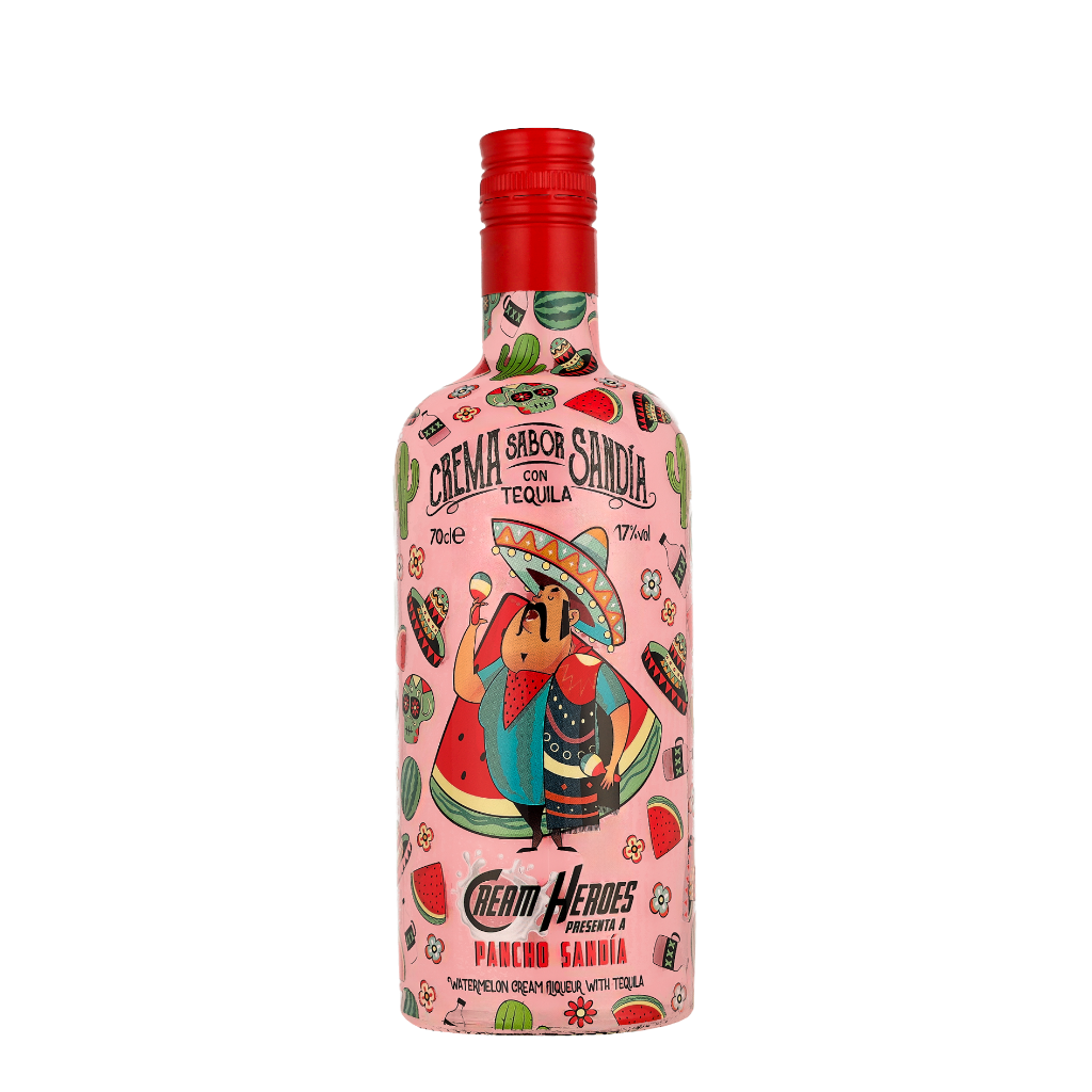 Cream Heroes “Pancho Sandia” Watermelon Cream With Tequila 0.70 liter Likeur afbeelding