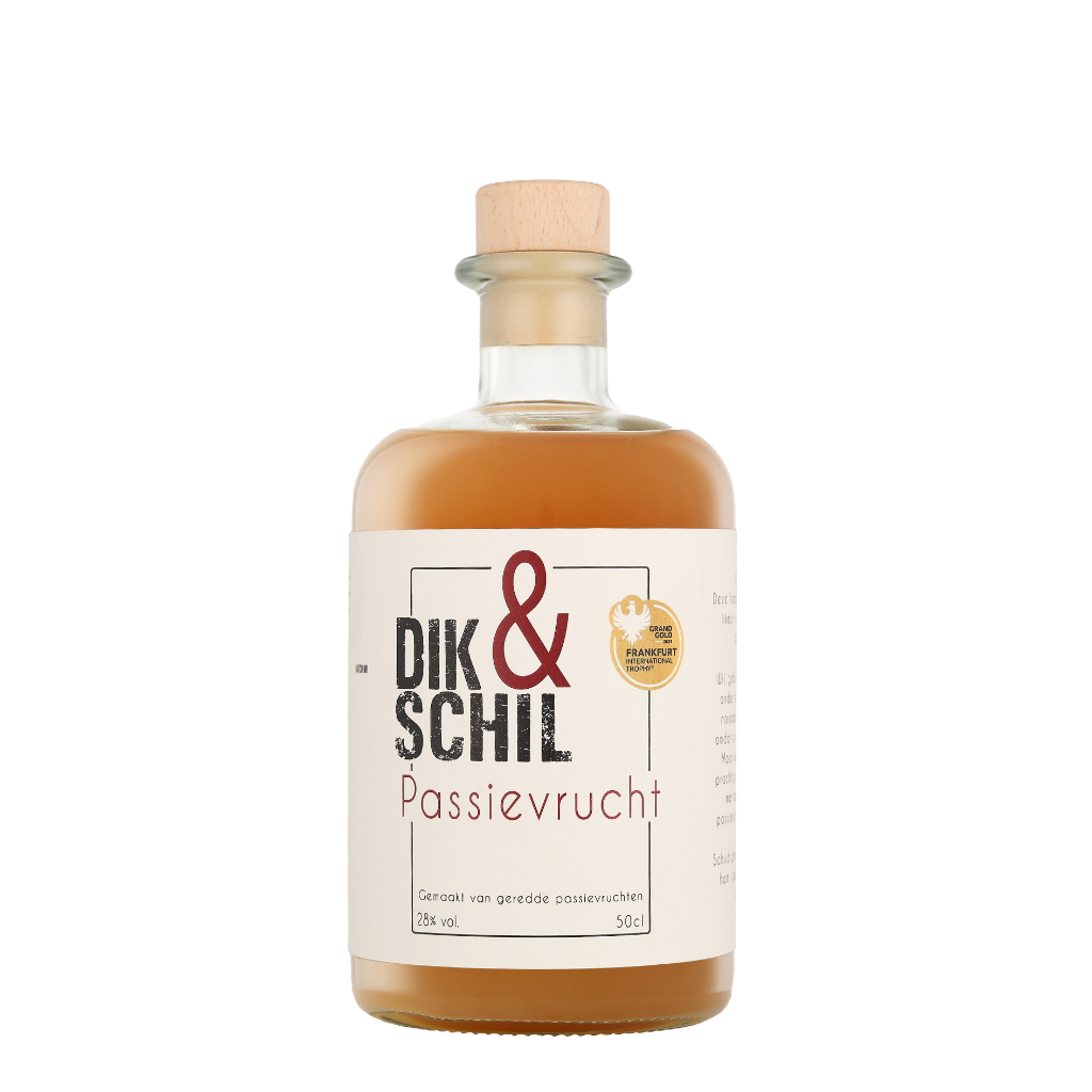 Dik & Schil Passievrucht Likeur 50cl Likeur