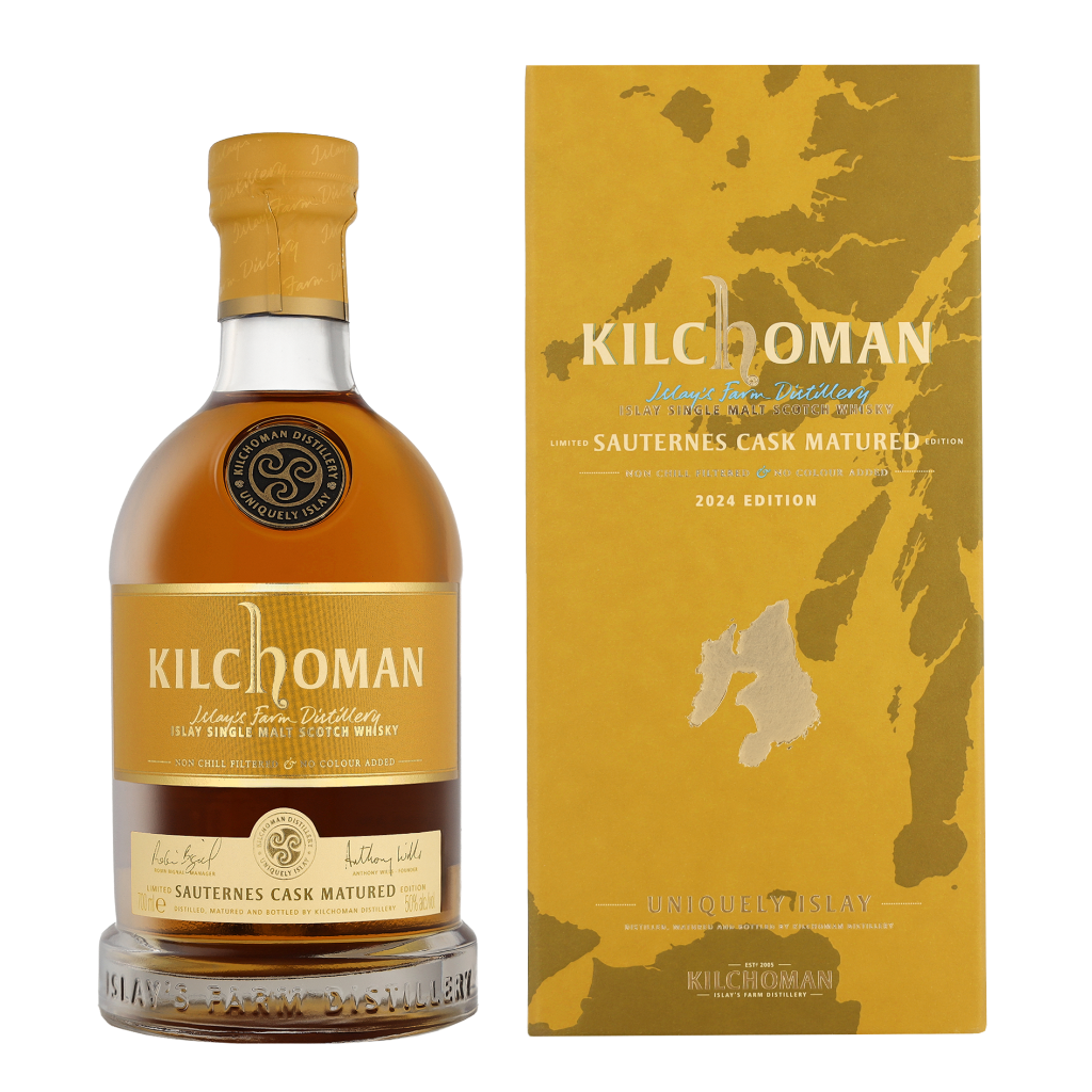 Kilchoman Sauternes Cask Matured Limited Edition 2024 70cl Whisky + Giftbox + Giftbox