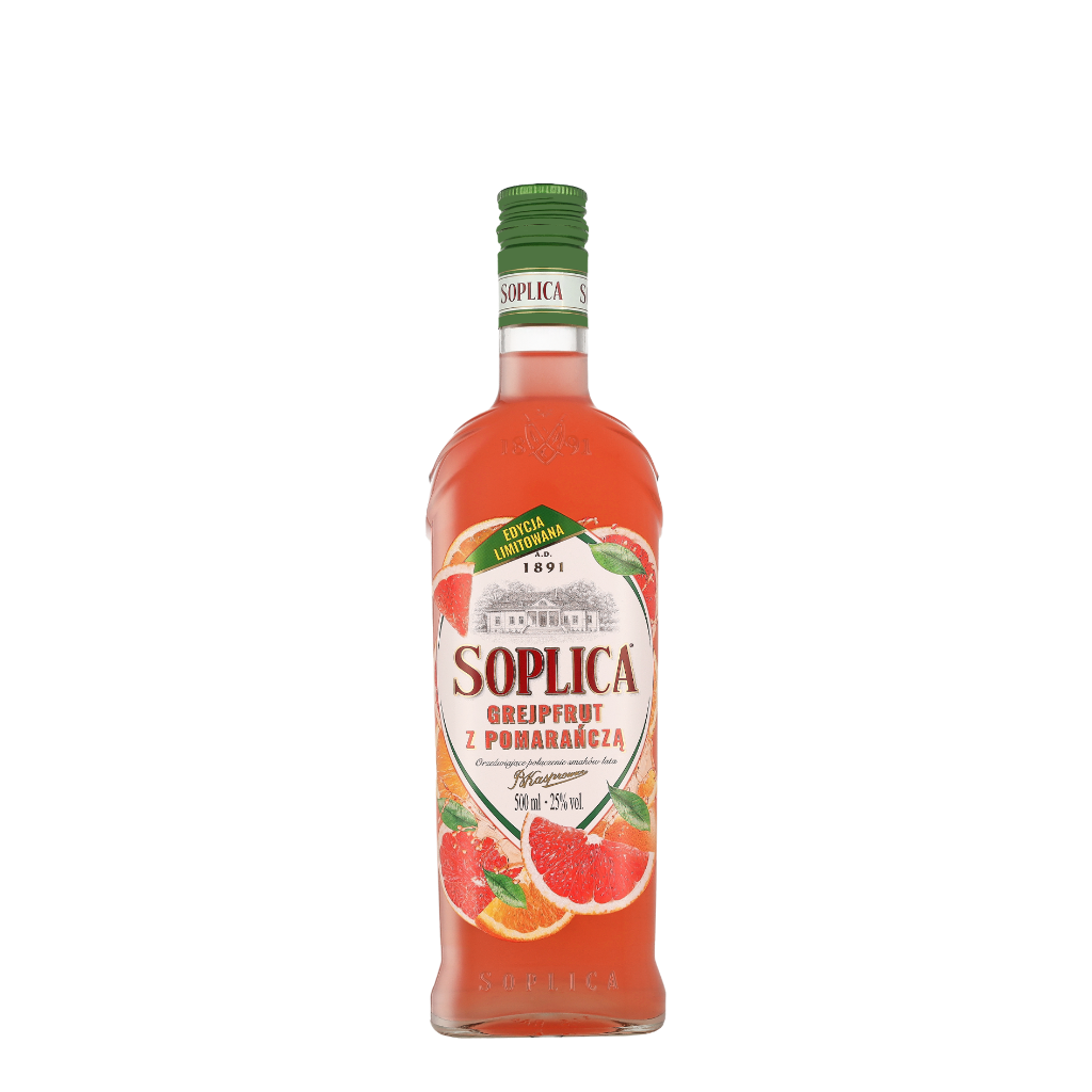 Soplica Grapefruit & Sinaasappel 0.50 liter Flavoured Vodka