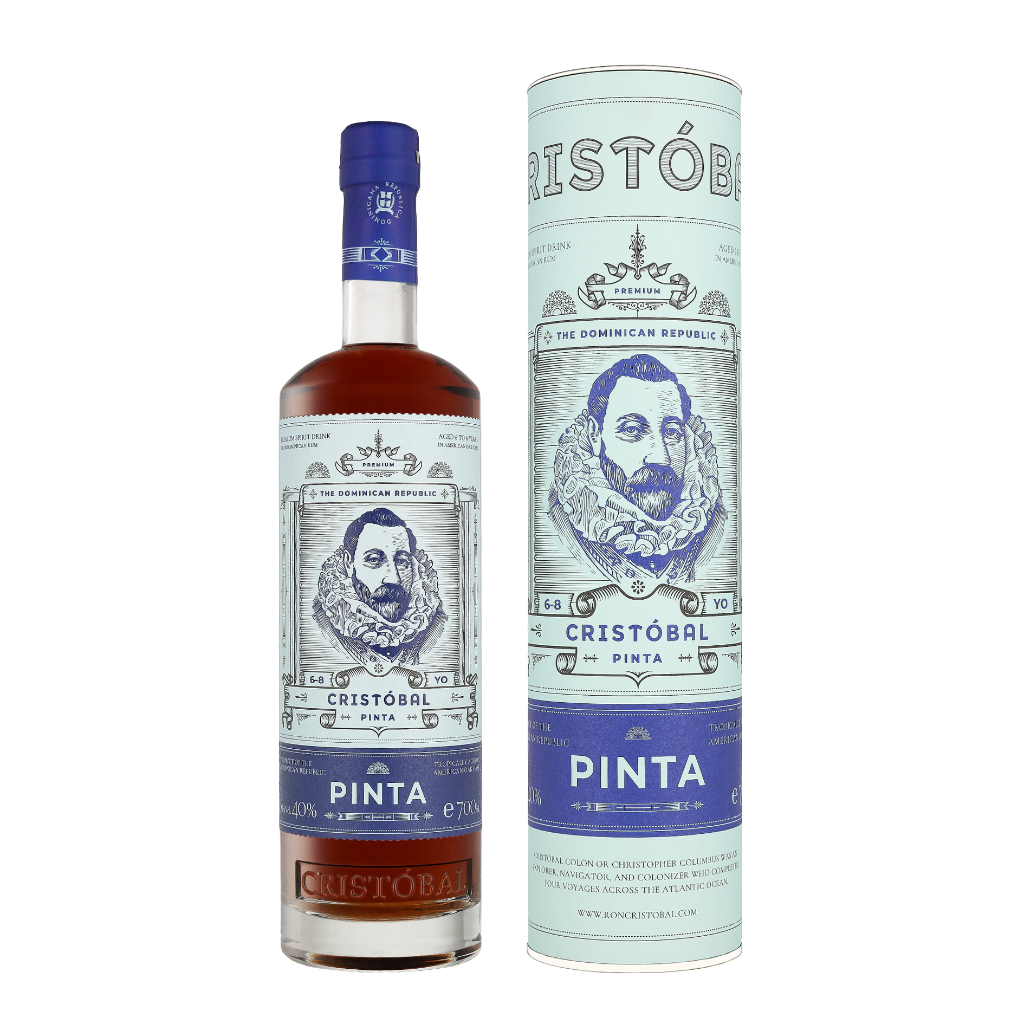 Ron Cristobal Pinta 0.70 liter Rum + Giftbox