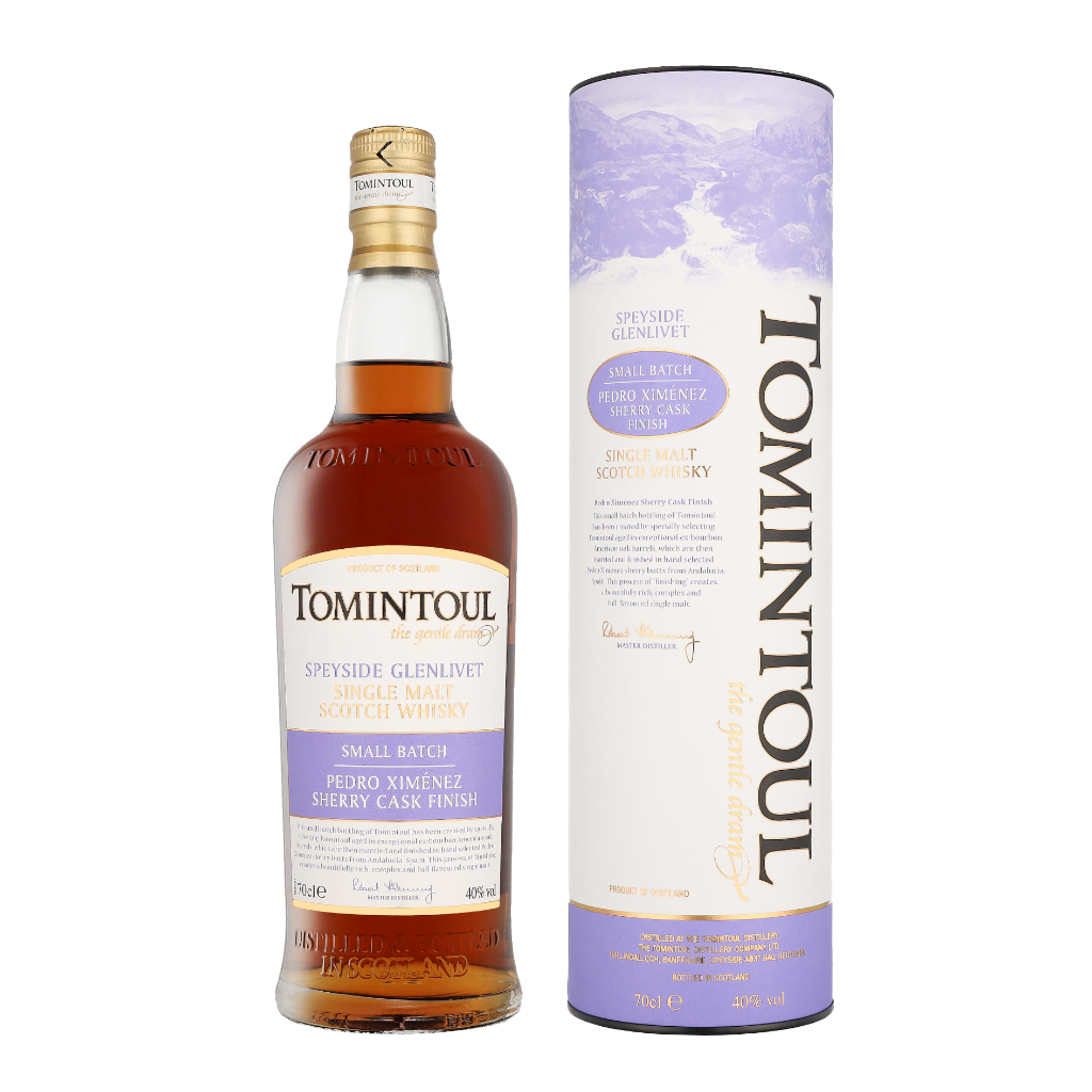Tomintoul Pedro Ximenez Sherry Cask 0.70 liter Whisky + Giftbox