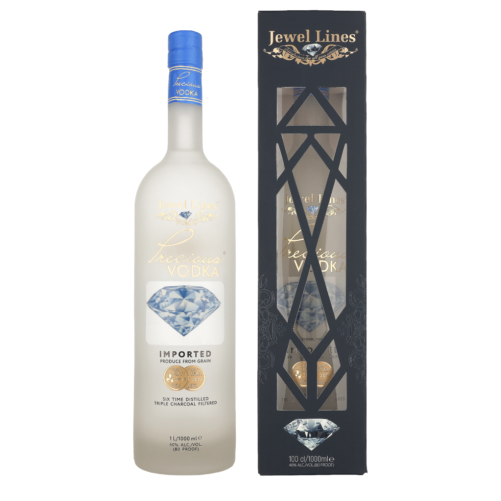 Precious Vodka 1 liter Wodka + Giftbox + Giftbox