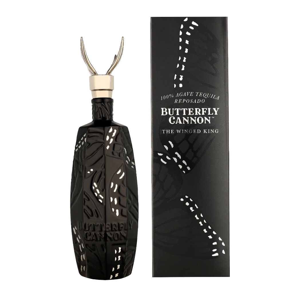 Butterfly Cannon The Winged King Reposado 0.70 liter Gedistilleerd + Giftbox