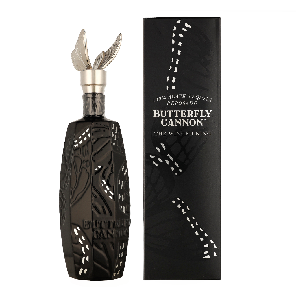Butterfly Cannon The Winged King Reposado 70cl Gedistilleerd + Giftbox + Giftbox