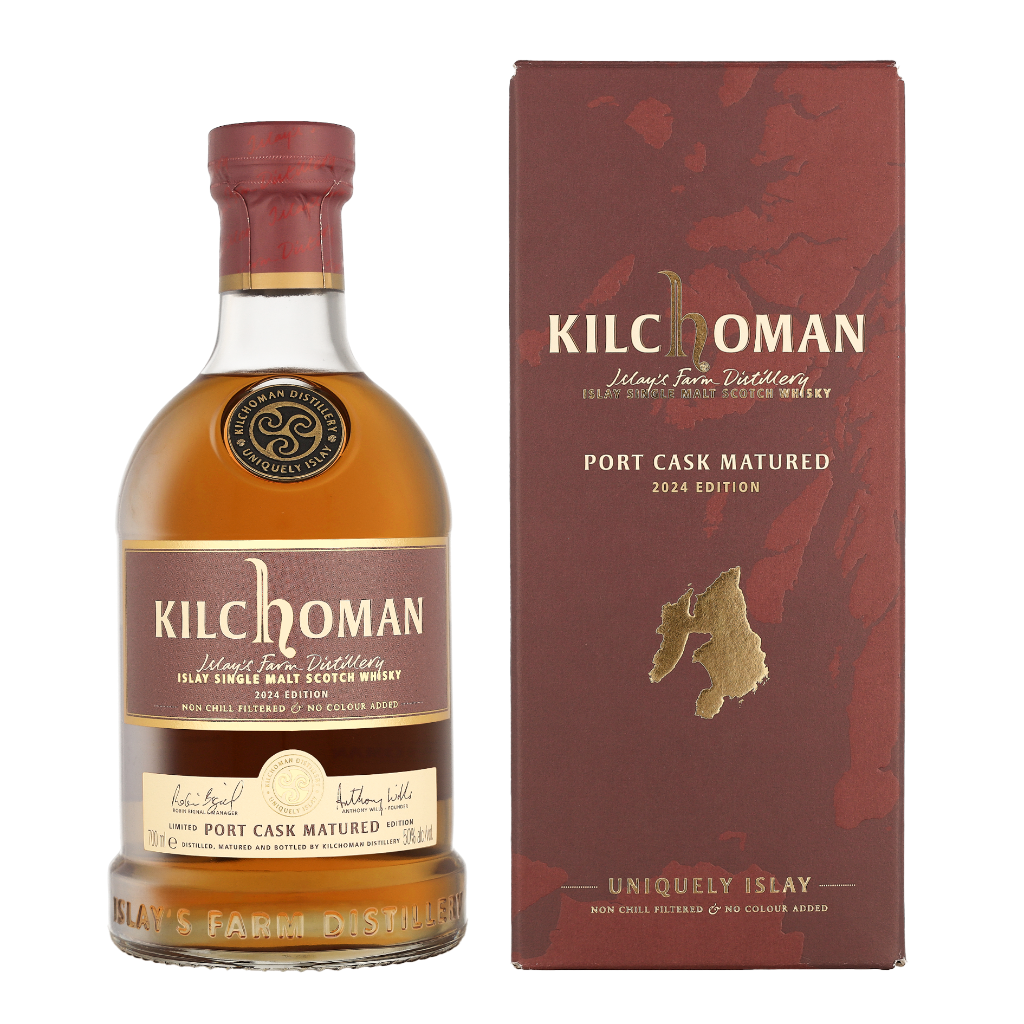 Kilchoman Port Cask Matured 0.70 liter Whisky + Giftbox + Giftbox