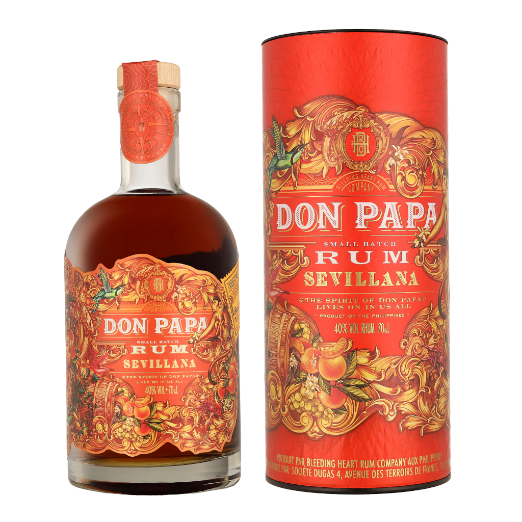 Don Papa Sevillana Cask 0.70 liter Rum + Giftbox