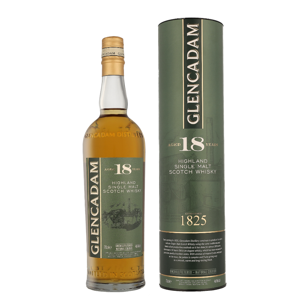Glencadam 18 Years 0.70 liter Whisky + Giftbox + Giftbox