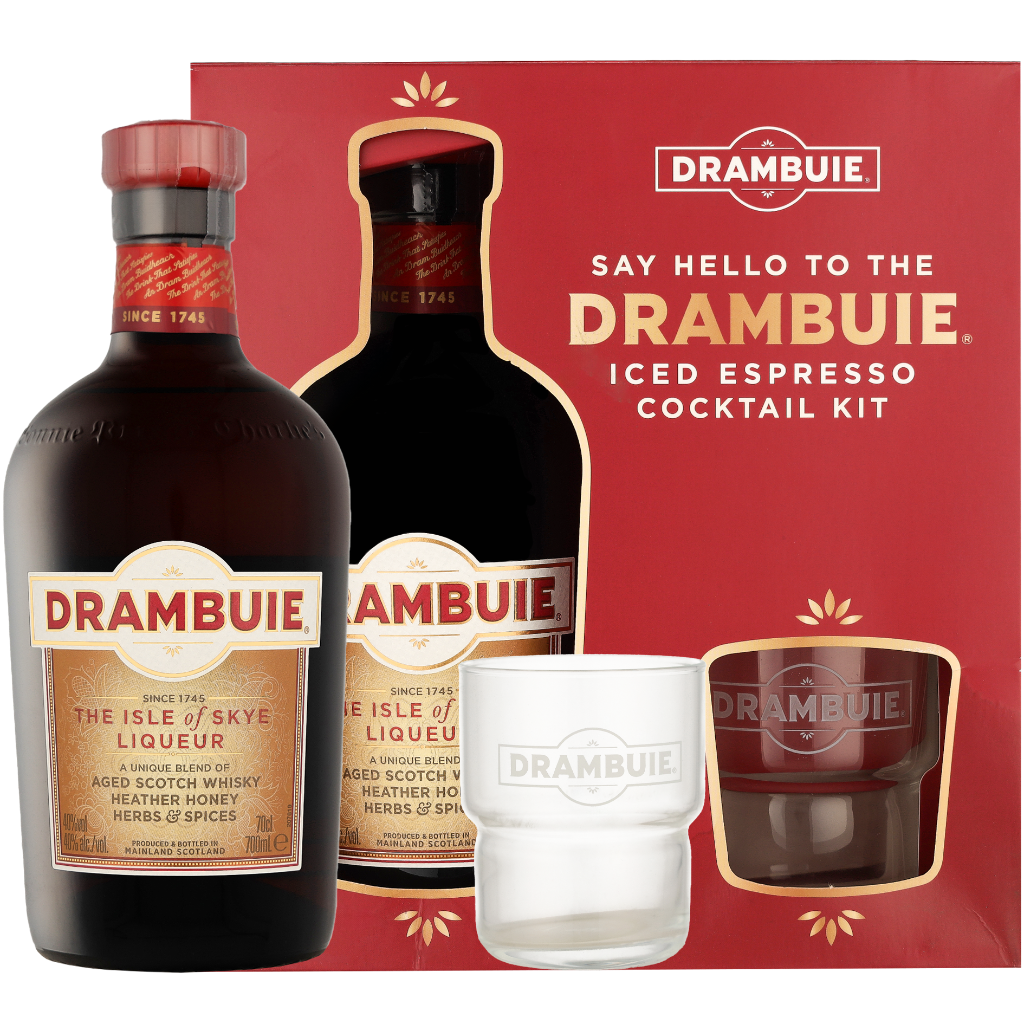 Drambuie + 2 glazen 0.70 liter Likeur
