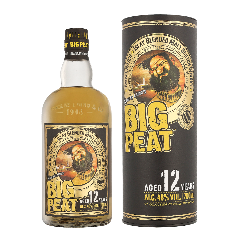 Douglas Laing's Big Peat 12 Years 0.70 liter Whisky + Giftbox + Giftbox