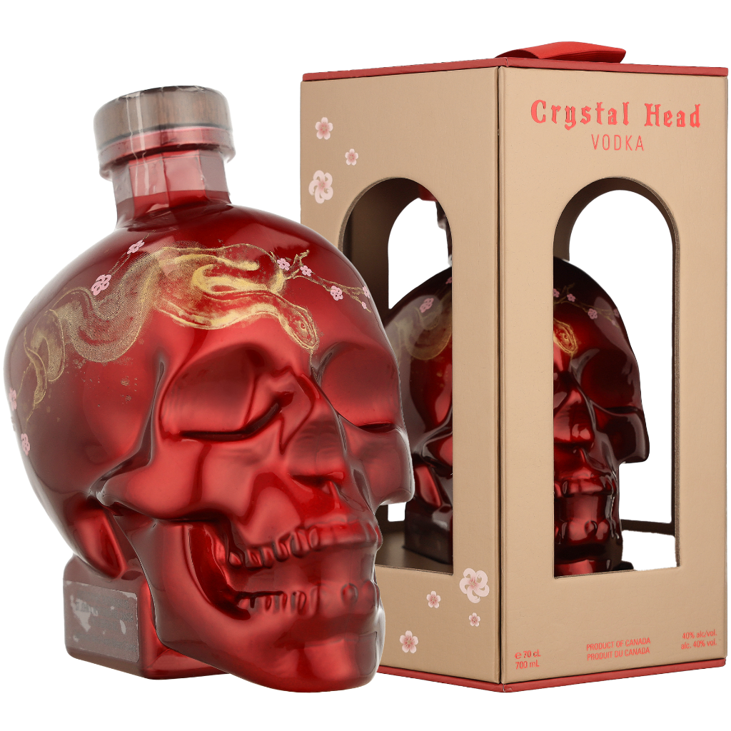 Crystal Head Lunar Snake 0.70 liter Wodka + Giftbox afbeelding