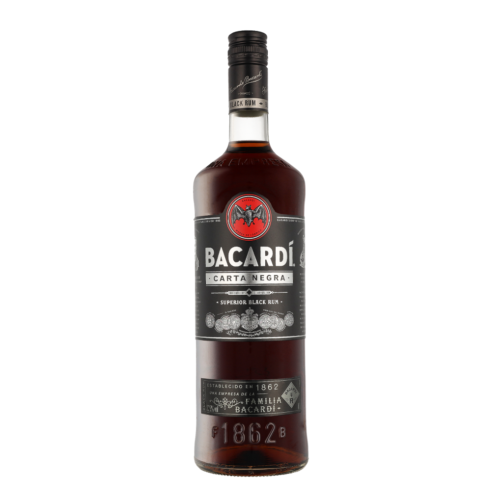 Bacardi Carta Negra 1 liter Rum